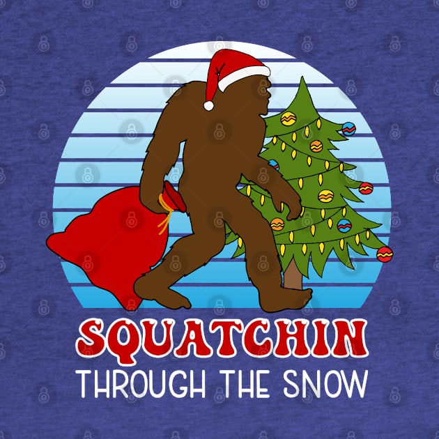 Funny Christmas Santa Bigfoot by HotHibiscus